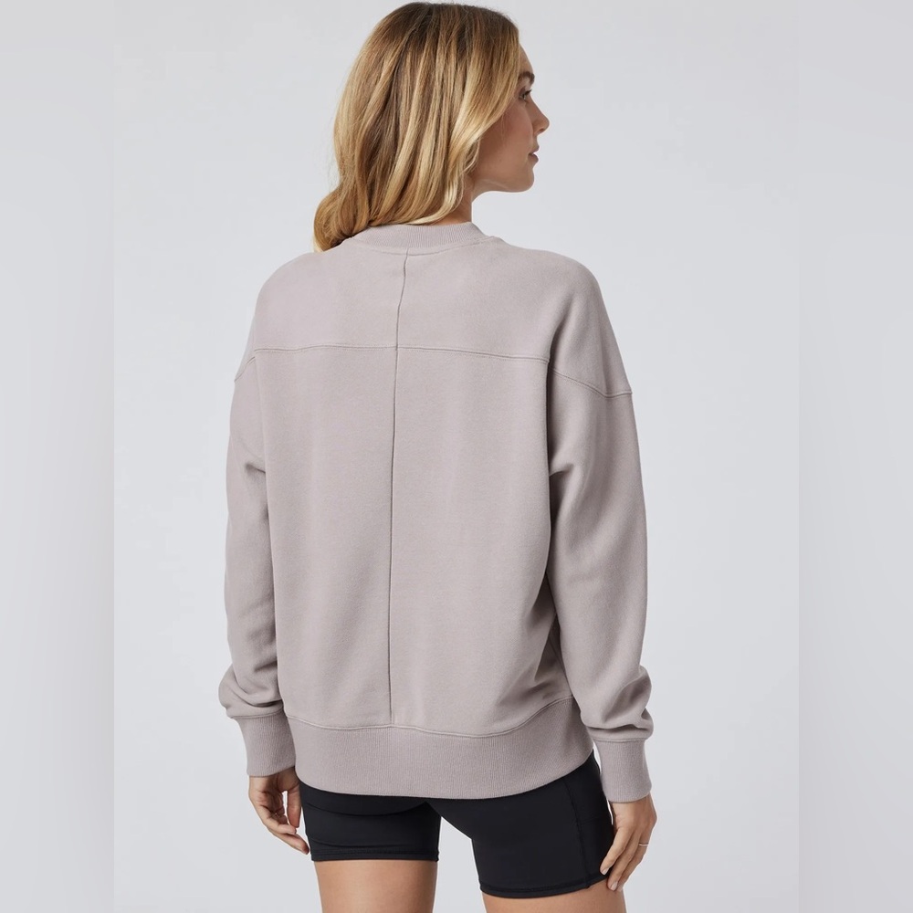 New Vuori Sedona Weekend Crewneck Sweatshirt In Pewter XL - Picture 2 of 6